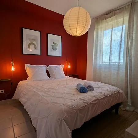 Le Belvedere - Clim Terrasse Parking Prive شقة